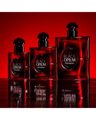 Yves Saint Laurent Black Opium Eau de Parfum Over Red
