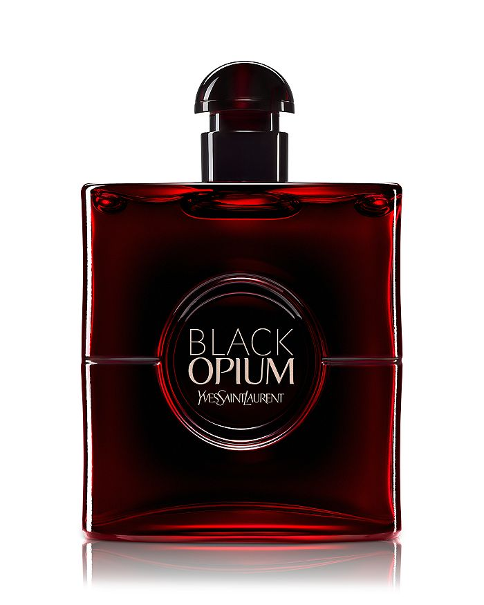 Yves Saint Laurent Black Opium Eau de Parfum Over Red