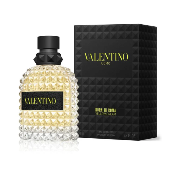 VALENTINO uomo Born in Roma Yellow Dream Eau de Toilette. 3.4oz 100ml