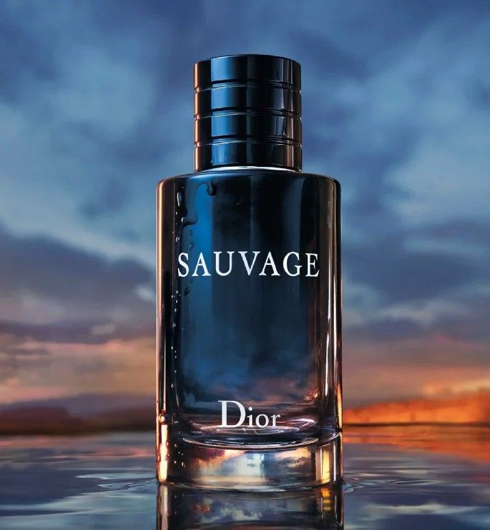 Christian Dior Sauvage For Men 2 Piece Set 3.4 Oz Eau De Parfum Spray