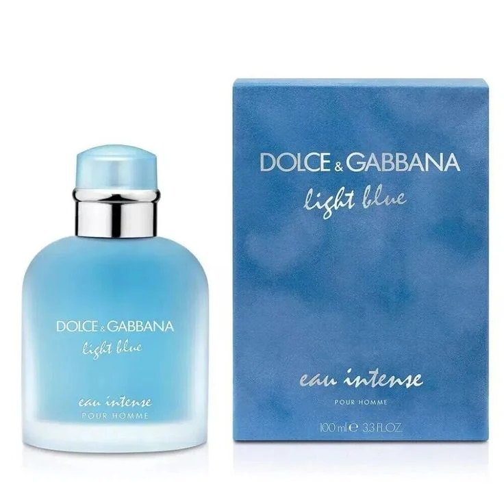 Dolce and Gabbana Light Blue Eau Intense for Men 3.4oz, 100ml