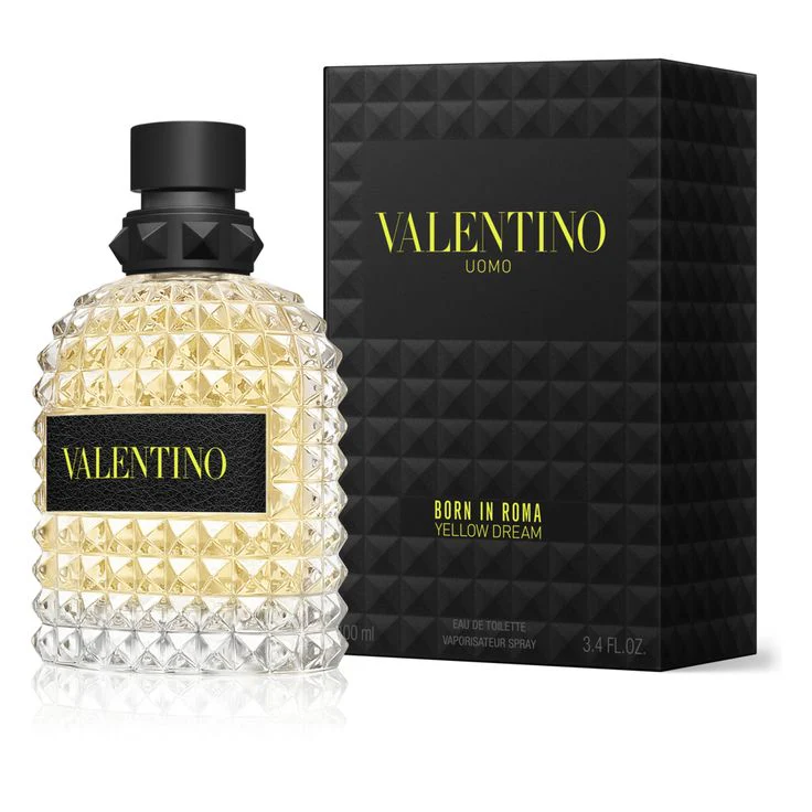VALENTINO uomo Born in Roma Yellow Dream Eau de Toilette. 3.4oz 100ml