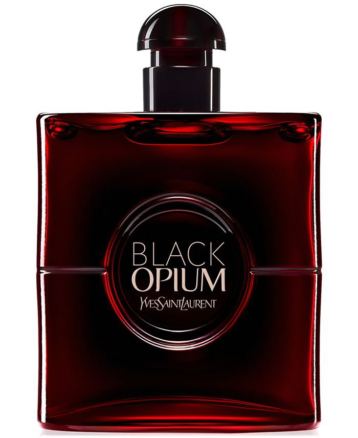 Yves Saint Laurent Black Opium Eau de Parfum Over Red