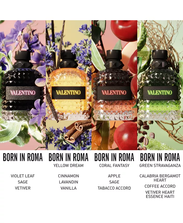Valentino Uomo Born In Roma for Men 3.4 oz Eau de Toilette Spray